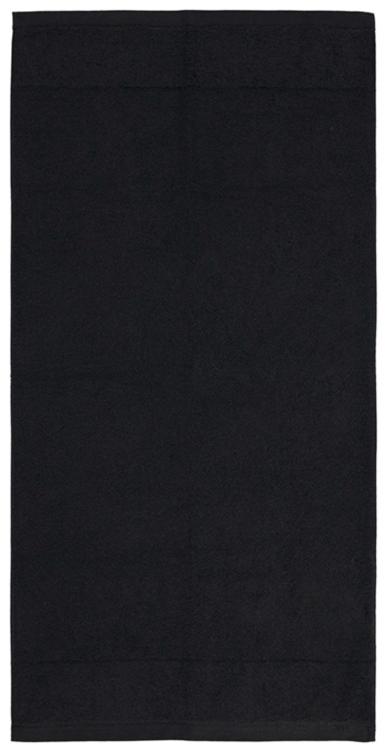 Luksus håndklæde - 50x100 cm - Sort - 100% Bomuld - Marc O Polo håndklæder på tilbud