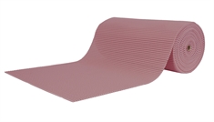 Skridsikker bademåtte - På metermål - Ensfarvet rosa - 65 cm bred - Multifunktionsmåtte til vådrum