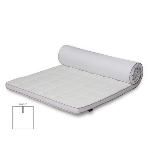 U-Split Topmadras - 180x200 cm 5 cm høj - NASA Memory Skum - Borg Living - Ergonomisk topmadras 