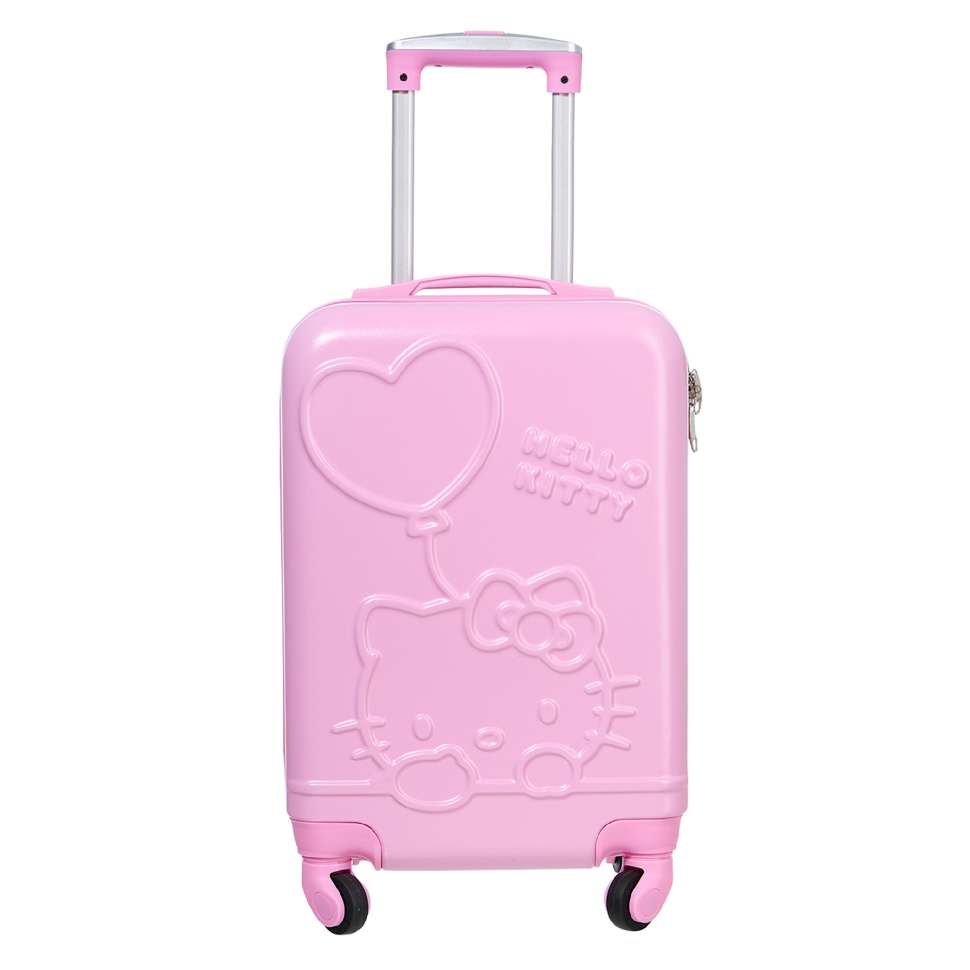 Hello Kitty hardcase børnekuffert med præget motiv - 42 liter - 54x35x22 cm
