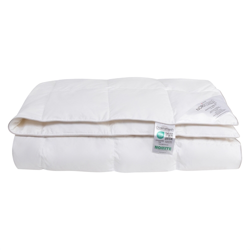 King Size sommerdyne 240x220 cm - Med 100% moskusdun - Let og sval dundyne - Nordstrand Home dobbelt dyne