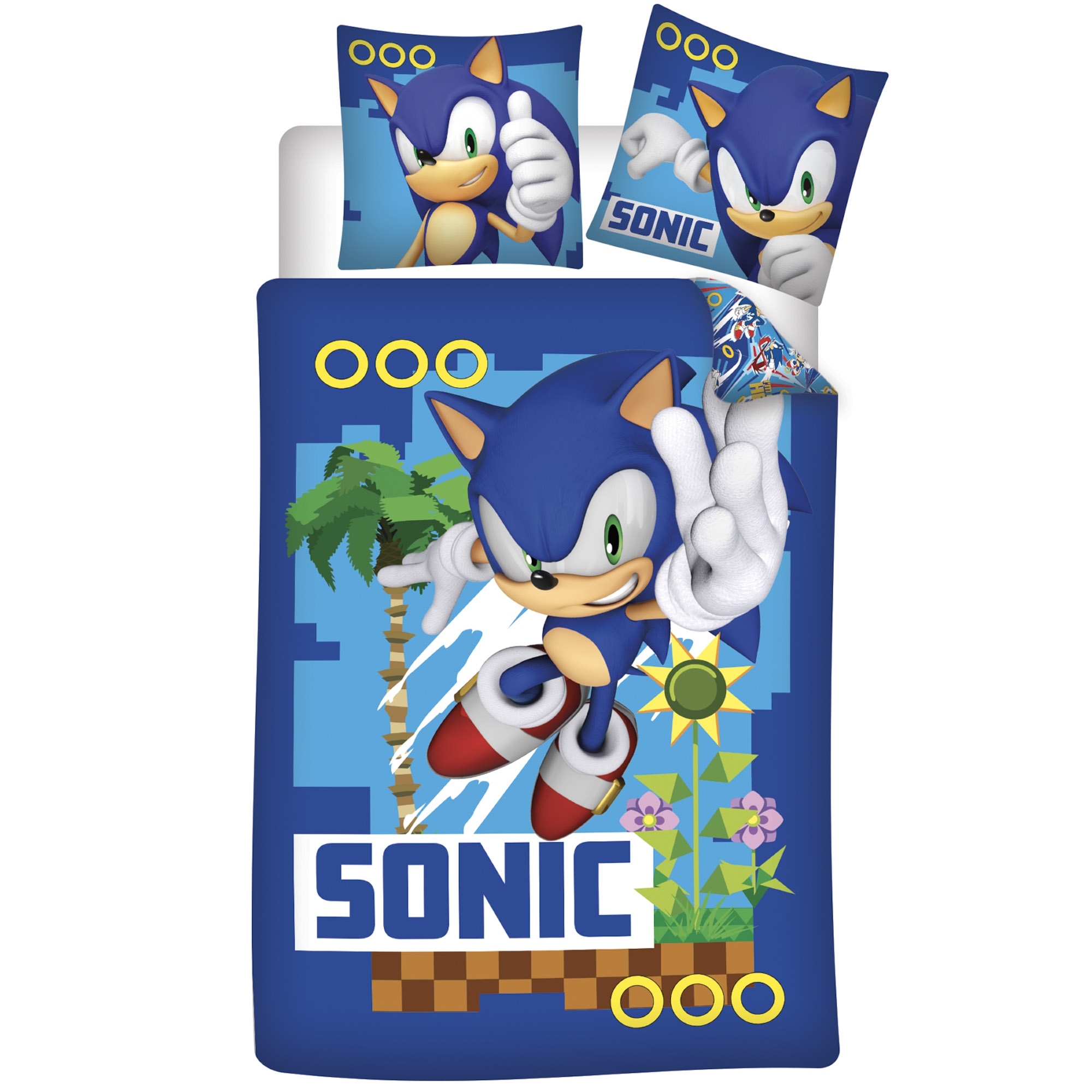 Sonic sengetøj - 100% bomuld - Børnesengetøj 140x200 cm