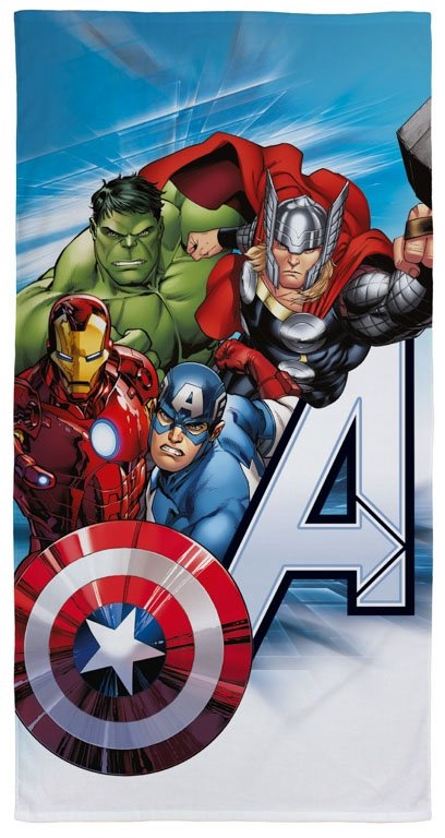Avengers badehåndklæde 70x140 cm - 100% Bomuld