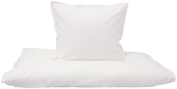 Junior sengetøj 100x140 cm - Hvid økologisk sengesæt junior - 100% Økologisk bomuld - Dozy