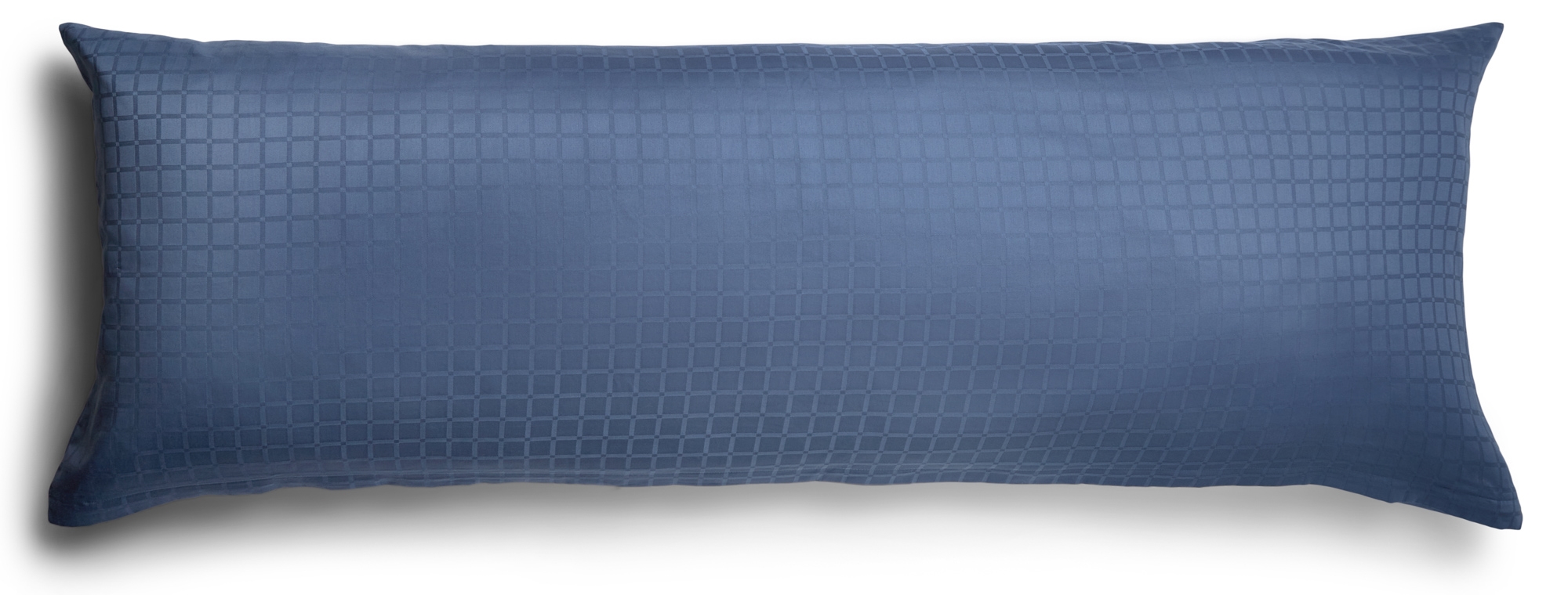 Pudebetræk 50x150 cm - 100% Bomuldssatin - Multipude - Blåt jacquardvævet