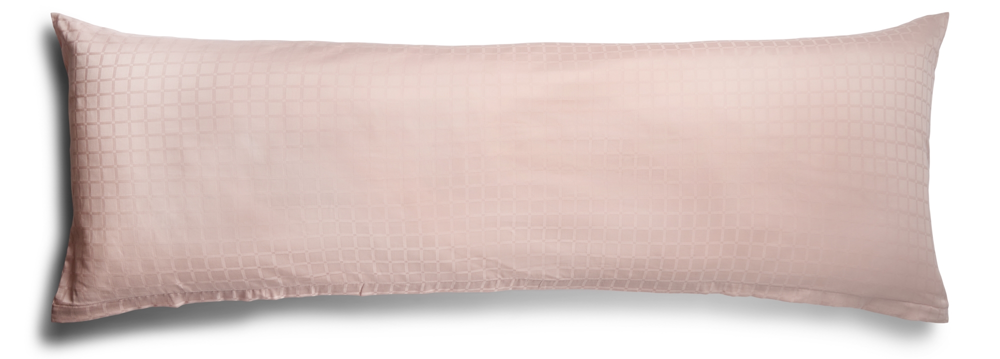 Pudebetræk 50x150 cm - 100% Bomuldssatin - Multipude - Rosa jacquardvævet