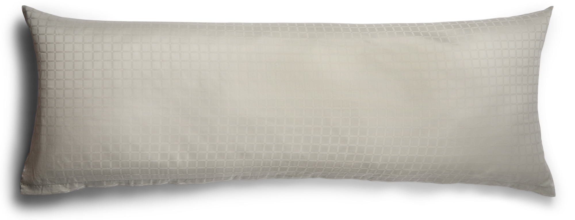 Pudebetræk 50x150 cm - 100% Bomuldssatin - Multipude - Sandfarvet jacquardvævet