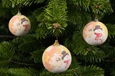 Juletræspynt - ophæng til juletræet, julekugler 