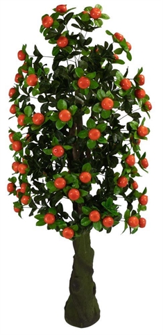 Kunstigt appelsin frugttræ