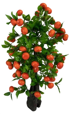 Kunstigt appelsin frugttræ