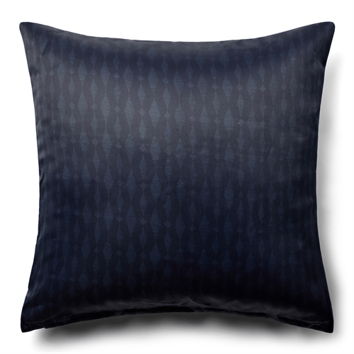 Pudebetræk 60x63 cm - Mønstret blåt hovedpudebetræk - Satin pudebetræk - IN Style