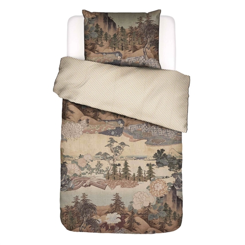 Essenza sengetøj - 100% bomuldssatin sengesæt - 140x200 cm - Carice Multi sengelinned