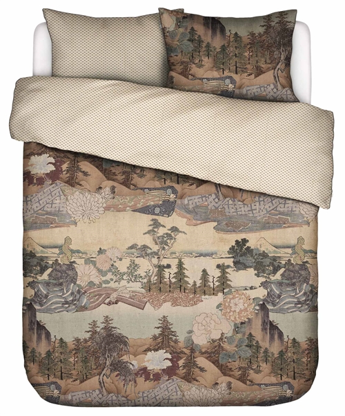 Essenza sengetøj - 200x220 cm - 100% bomuldssatin sengesæt - Carice Multi sengelinned