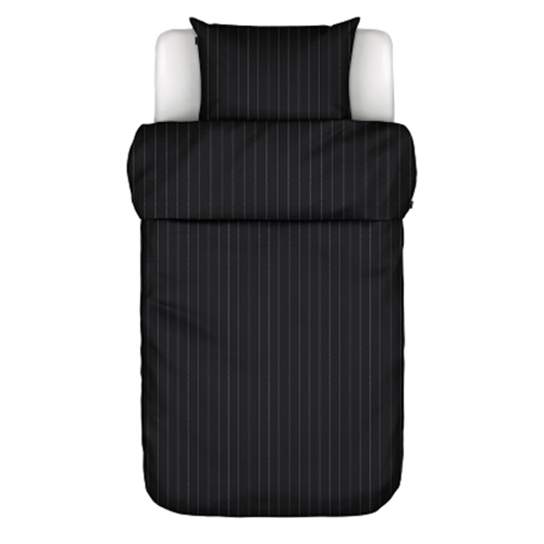 Sengetøj 140x220 cm - Jora sort - Sengelinned i 100% Bomuldssatin - Marc O\'Polo sengesæt