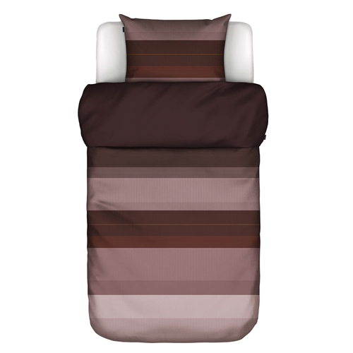 Marc O\'Polo sengetøj - 100% Enzymvasket bomulds sengesæt - 140x200 cm - Kiya Aubergine sengelinned 