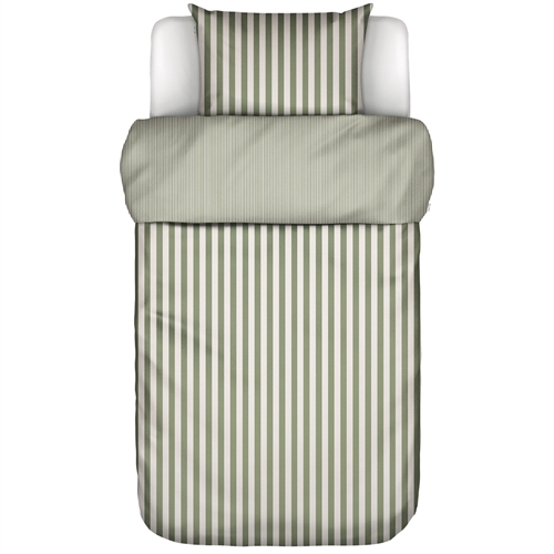 Marc O\'Polo sengetøj - 100% Enzymvasket bomulds sengesæt - 140x200 cm - Mikkeli Saga Green sengelinned 