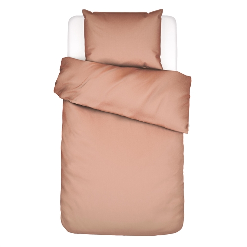 Essenza sengetøj - 140x220 cm - 100% bomuldssatin sengesæt - Minte Bright Terra sengelinned