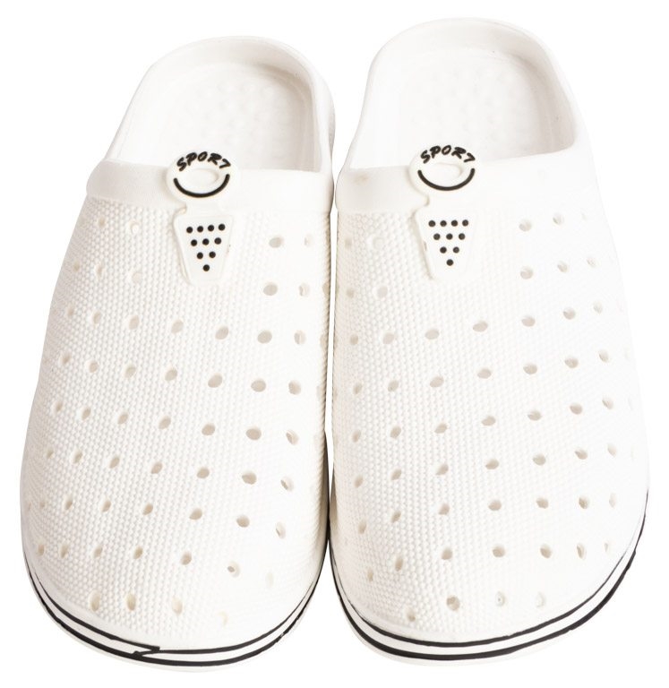 sko • Str. 40-41 • Letvægts sko • Hvide Crocs