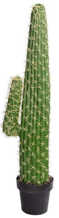 Kunstig kaktus - Højde 110 cm - Dekorativ høj kaktus - Kunstig gulvplante
