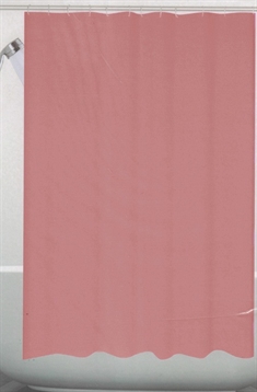 Badeforhæng - 180x180 cm - Rosa -  Bruseforhæng