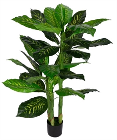 Kunstig Violin Figentræ - Højde 160 cm - Flotte store og grønne blade - Kunstig plante