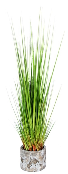 Kunstig Sivgræs - Højde 90 cm - Dekorativt grønt sivgræs - Kunstig plante