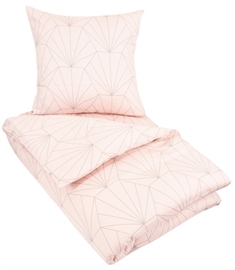 Dobbelt sengetøj 200x200 cm - Peach jewel - Fersken - 100% Bomuldssatin 
