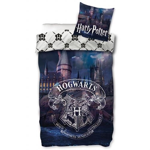Harry Potter sengetøj - 150x210 cm - Hogwarts mystery - 2 i 1 sengesæt - 100% bomuld