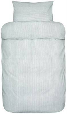 Bæk og bølge sengetøj - 140x200 cm - Aurora blå - 100% bomulds sengesæt - Høie sengetøj