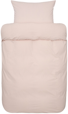 Høie sengetøj - 140x200 cm - Lyra rosa - Sengesæt i 100% økologisk bomuld - GOTS sengetøj