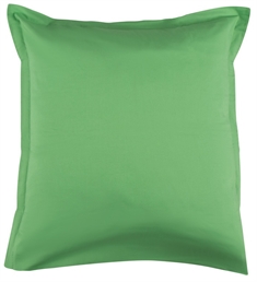  Pudebetræk 60x63 cm - Ensfarvet - Grøn - 100% Bomuld