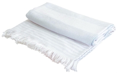 Hammam badelagen - 100x150 cm - Lyseblå - 100% Bomuld - Hammam håndklæder fra By Borg 