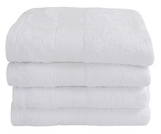 Håndklæde - 50x100 cm - Hvid - 100% Bomuld - Frotte håndklæde fra By Borg
