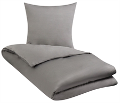 Bambus sengetøj - 140x220 cm - Gråt sengetøj - Dynebetræk i 100% Bambus - Nature By Borg