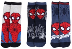 Spiderman - 3-pak - Str. 28-30- Børnestrømper