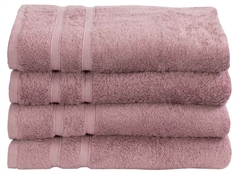 Bambus Badehåndklæde - 70x140 cm - Rosa - Bløde håndklæder fra "Premium - By Borg" 