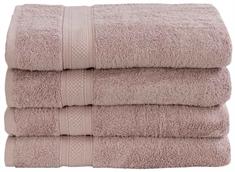 Badehåndklæde - 70x140 cm - 100% Egyptisk bomuld - Rosa - Luksus håndklæder fra "Premium - By Borg