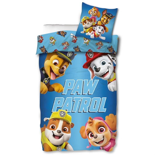 Paw Patrol 150x210 cm - Sengetøj - Vuf Vuf - Vendbart design - 100% bomuld