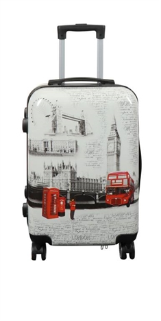 Kabine kuffert - Hardcase letvægt kuffert - Trolley med motiv - London