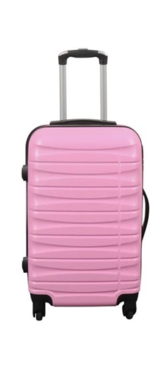 Kabine kuffert lyserød - Hardcase - Lille kuffert til rejse