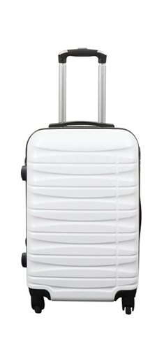 Kabinekuffert - Hardcase - Hvid håndbagage kuffert tilbud