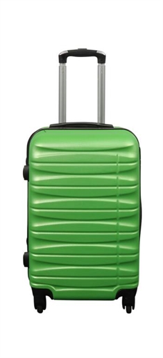 Kabinekuffert - Hardcase - Grøn håndbagage kuffert tilbud