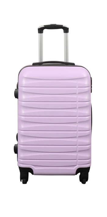 Kabinekuffert - Hardcase - Lys lilla håndbagage kuffert tilbud