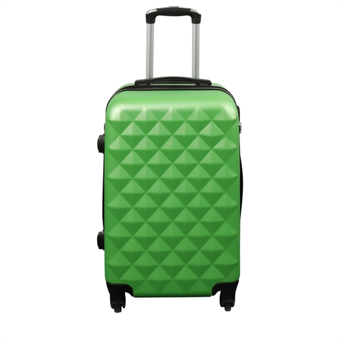 Håndbagage kuffert - Hardcase letvægt kuffert - Str. lille - Diamant grøn