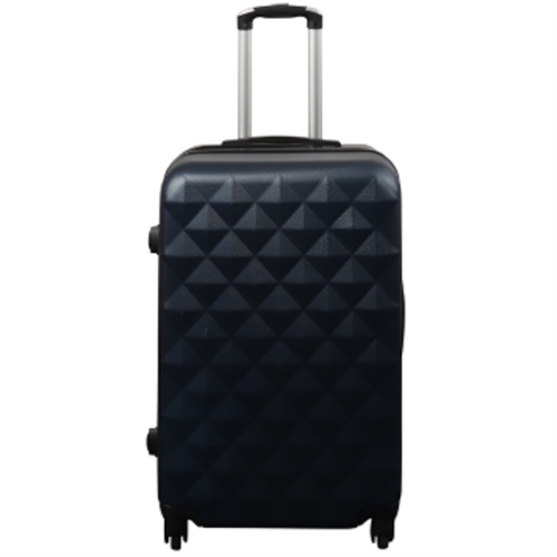 Kuffert - Hardcase kuffert - Str. Medium - Diamant mørkeblå - Smart rejsekuffert