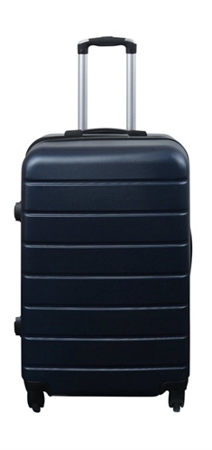 Kuffert - Hardcase kuffert tilbud - Str. Medium - Blå - Praktisk rejsekuffert