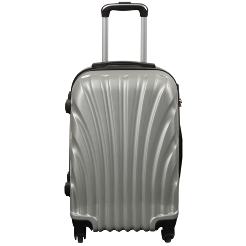 Kabinekuffert - Hardcase letvægt kuffert - Str. lille - Grå musling 