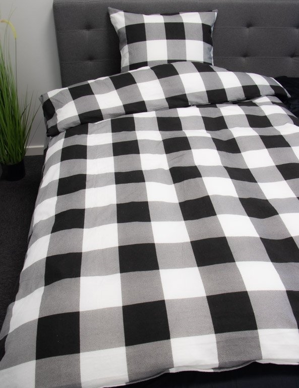 Flonel sengetøj • Sengesæt 200x220 cm • Night
