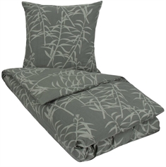 Grønt sengetøj 140x220 cm - Sengelinned i 100% bomuld - Marie grøn - Nordstrand Home sengesæt