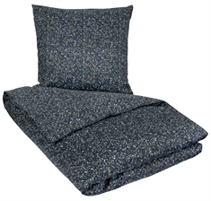 Sengetøj dobbeltdyne 200x200 cm - Marble blue dynebetræk - 100% Bomuldssatin sengetøj - By Night sengesæt